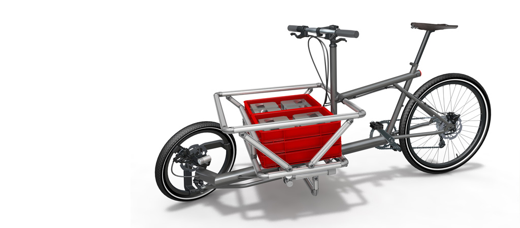Lastenrad für den Kindertransport und Logistikeinsatz