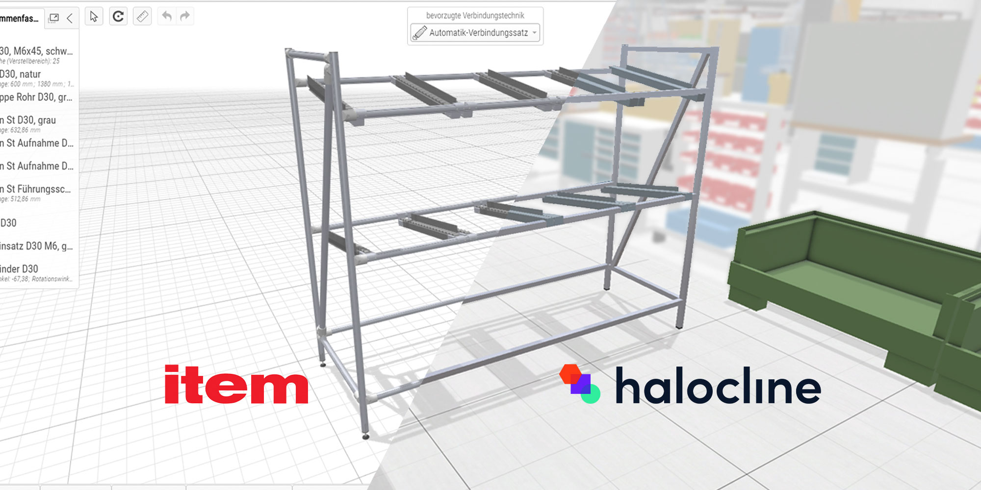 Virtual reality in industry – production planning with Halocline