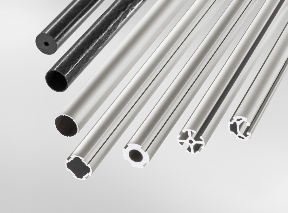 Aluminium Profile Tubes D30 from item – perfect for lean production