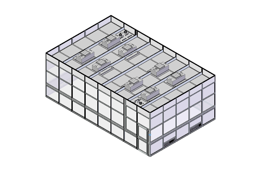 Modularer Reinraumbau in großen Dimensionen