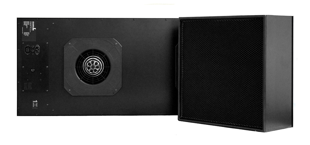 Das schwarze Lüfter-Filter-Modul FFM-C
