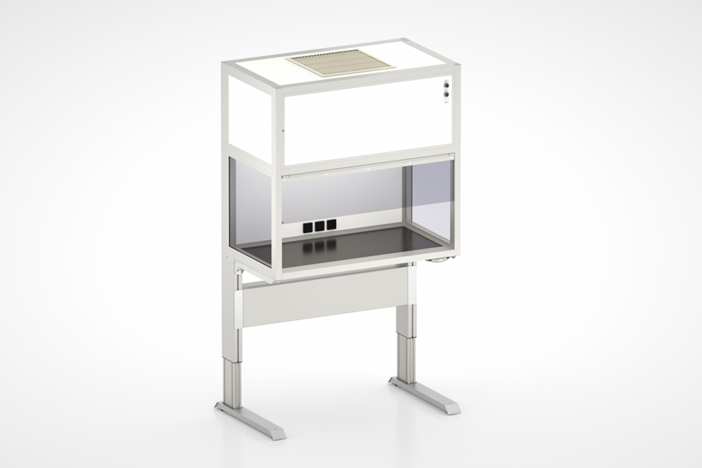 Laminar Flow Box mit höhenverstellbarem Arbeitstisch
