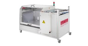 Der Papierstapler von AXIAL Ingenieure sorgt für eine automatische Palettierung von Papier und Pappe